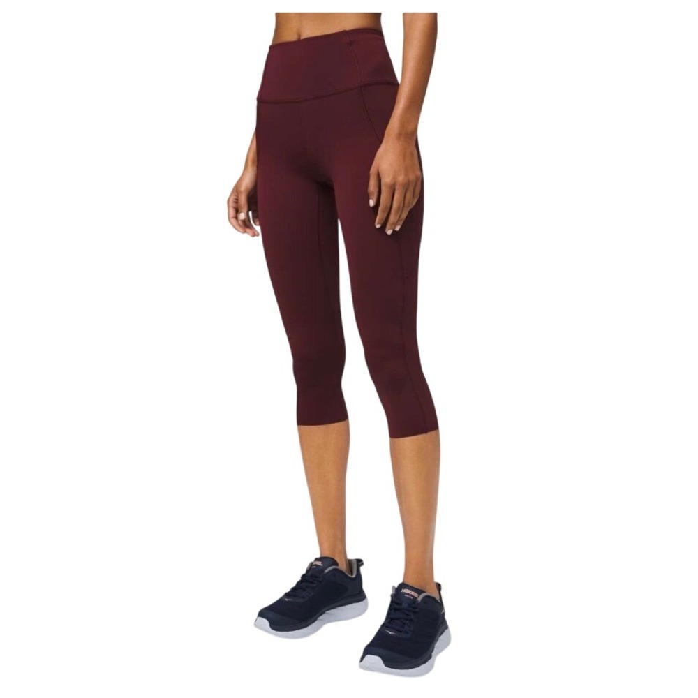 Lululemon 8 Fast and Free High-Rise Crop II Non-Reflective Nulux
Garnet W6BCUS